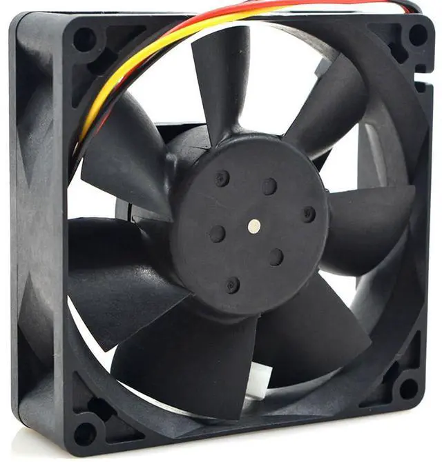 Alt view image 5 of 6 - 80MM for NIDEC D08A-24TS2 05 8025 DC24V Fan 0.23A 8CM 80 * 80 * 25mm VFD Cooling Fan (3pin)