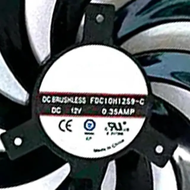 Alt view image 5 of 7 - Graphics Card Cooling Fans Suitable for for Dell RTX 3060TI 3060 for Lenovo RTX 3060TI 3060 for HP RTX 3060TI 3060 Series Desktop FDC10H12D9-C 12V 0.35A 85mm 4Pin Video Card Cooler Fans (Fan-B)
