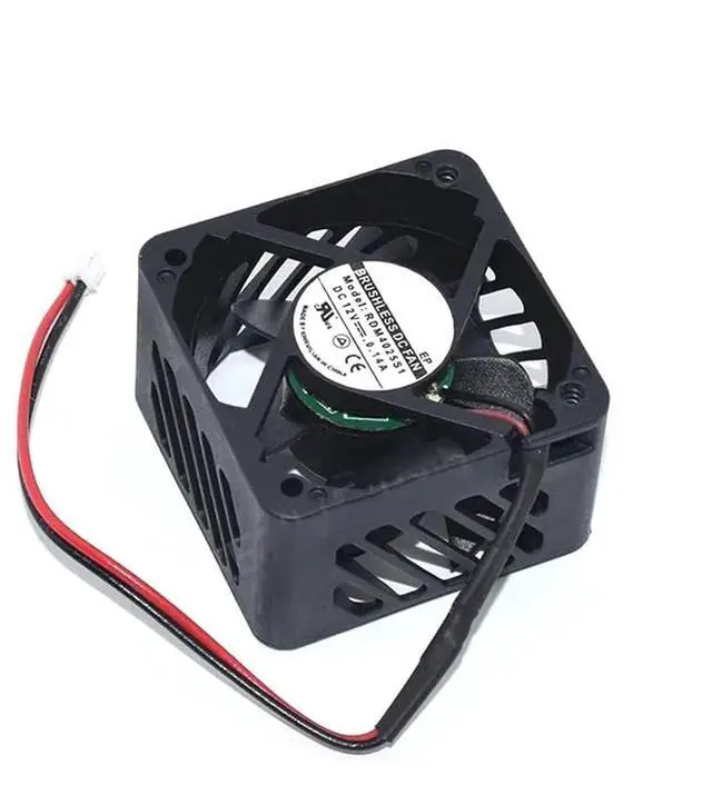 Alt view image 3 of 5 - for RDM4025S1 rdm4025s1 4025 12V 0.14A 40X40X25MM 40 * 40 * 25mm 2Pin 2wire Cooling Fan