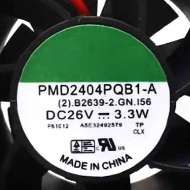 Alt view image 7 of 7 - 40MM Fan DC26V 0.14A 3.3W PMD2404PQB1-A 4CM Inverter Drive Board, Power Board Fan 4028 40 * 40 * 28MM servo Drive (2pin)