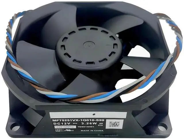 Main image of Projector Fan for OPTOMA Projector, Replacement for ACER Laser Machine LU-200X NEC NP-CR3400HL Projector Fan, MF75251VX-1Q010-S99 7D901G001 DC12V 3.26W PWM 7525 Cooling Fan