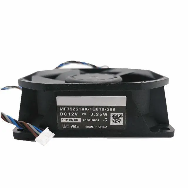 Alt view image 3 of 6 - Projector Fan for OPTOMA Projector, Replacement for ACER Laser Machine LU-200X NEC NP-CR3400HL Projector Fan, MF75251VX-1Q010-S99 7D901G001 DC12V 3.26W PWM 7525 Cooling Fan