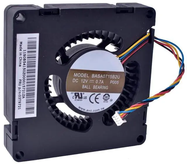 Main image of BASA0715B2U 03T9721 7015 Fan DC12V 0.7A 7cm M92p Chassis 4-Wire Cooling Fan