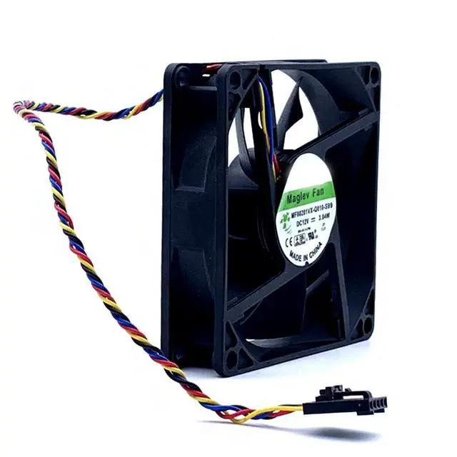 Alt view image 2 of 7 - MF80201VX-Q010-S99 12V 3.84W 8020 4 Pin Server Fan Replacement for DELL P/N:725Y7-A01 Computer Case CPU Cooler