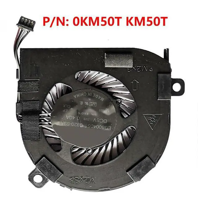 Alt view image 6 of 7 - CPU Cooling Fans Suitable for DELL Latitude 7280 7290 7390 7380 E7280 E7380 P28S Series Laptop Cooler Fan 5V 0.4A 4 PIN EG50040S1-C920-S9A P/N: 0KM50T KM50T