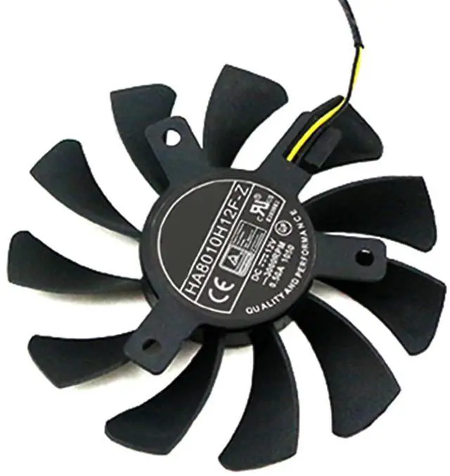 Main image of Graphics Card Cooling Fans Suitable for MSI GTX 750Ti 750 740 730 ITX R7 250 N750TI N750 N740 N730 Series Desktop HA8010H12F-Z 75mm 12V 0.50A 2Pin Video Card Cooler Fans GPU Fan