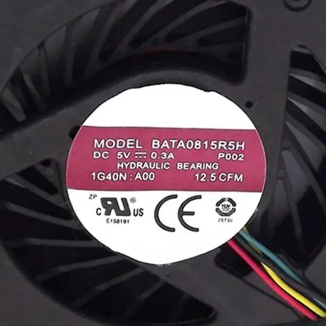 Alt view image 3 of 7 - 2pcs/ lot CPU + GPU Cooling Fans Suitable for Dell Precision M4700 M4800 Laptop Cooler Fan BATA08015R5H - P002 + BATA0715R5M - PN01 5V 0.30A 4PIN P/N: 01G40N DC28000B2VL + 00WGVF DC28000DEVL (2PCS)