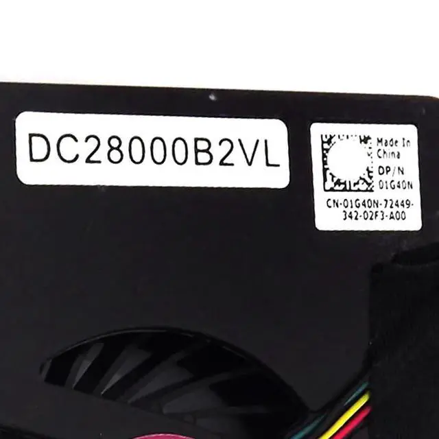 Alt view image 5 of 7 - 2pcs/ lot CPU + GPU Cooling Fans Suitable for Dell Precision M4700 M4800 Laptop Cooler Fan BATA08015R5H - P002 + BATA0715R5M - PN01 5V 0.30A 4PIN P/N: 01G40N DC28000B2VL + 00WGVF DC28000DEVL (2PCS)