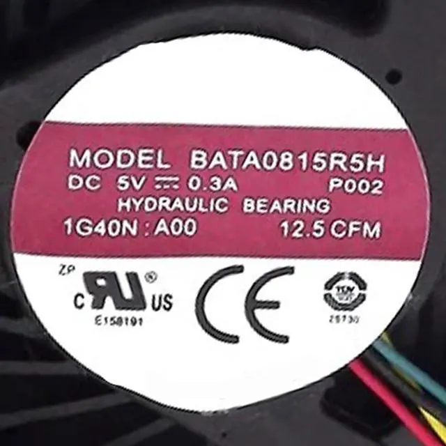 Alt view image 3 of 7 - CPU + GPU Cooling Fans Suitable for Dell Precision M4700 M4800 Series Laptop Cooler Fan BATA08015R5H - P002 + BATA0715R5M - PN01 5V 0.30A 4PIN P/N: 01G40N DC28000B2VL + 00WGVF DC28000DEVL (CPU)