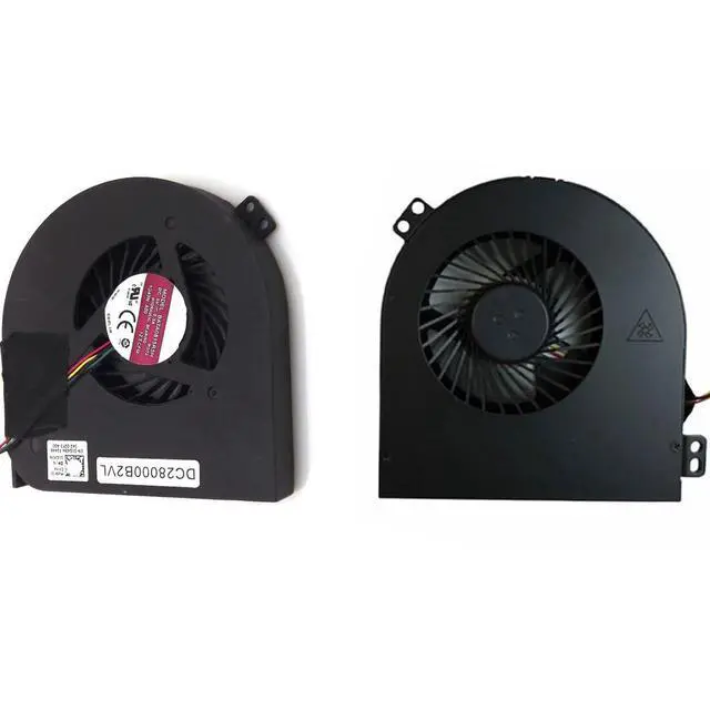 Alt view image 6 of 7 - CPU + GPU Cooling Fans Suitable for Dell Precision M4700 M4800 Series Laptop Cooler Fan BATA08015R5H - P002 + BATA0715R5M - PN01 5V 0.30A 4PIN P/N: 01G40N DC28000B2VL + 00WGVF DC28000DEVL (CPU)