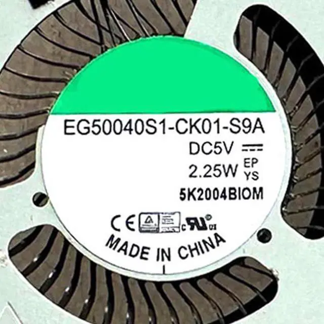 Alt view image 3 of 7 - GPU Cooling Fans Suitable for HP Envy X360 15M-ED 15M-EE 15-EE 15-ED TPN-C149 Series Laptop Cooler Fan 5V 2.25W 4 PIN EG50040S1-CK10-S9A + EG50040S1-CK01-S9A P/N: L93194-001 + L93193-001 (GPU)