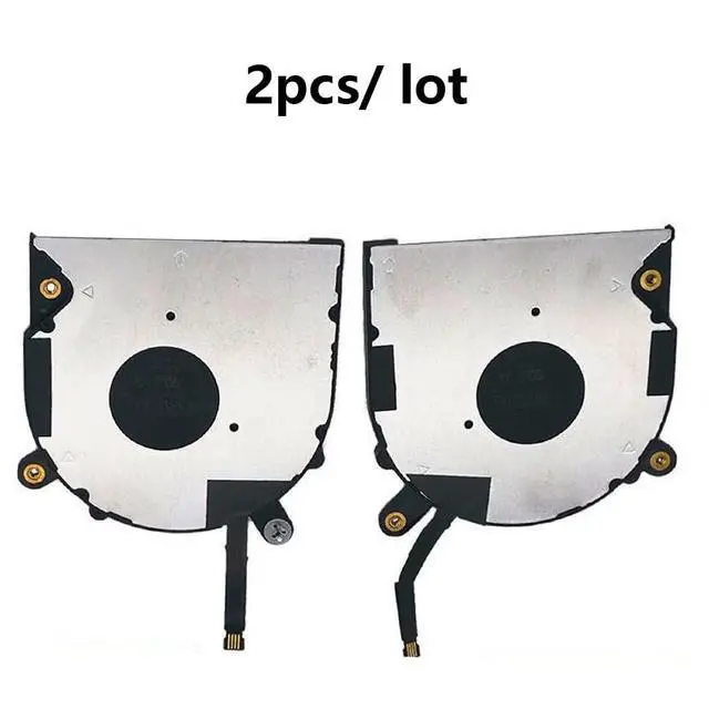 Alt view image 6 of 7 - CPU + GPU Cooling Fans Suitable for Dell XPS 13 7390 2-in-1 Series Laptop Cooler Fan ND55C43 + ND55C44 0VDFK8 5V 0.5A 4PIN (2PCS)