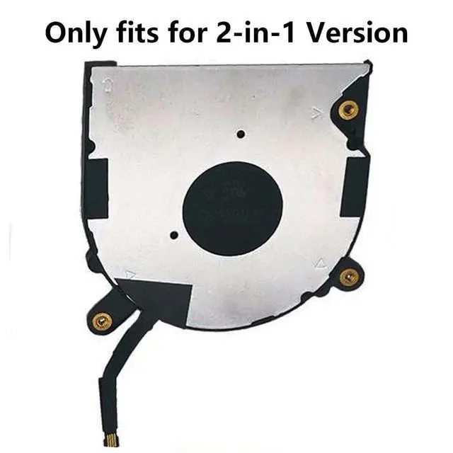 Alt view image 6 of 7 - CPU + GPU Cooling Fans Suitable for Dell XPS 13 7390 2-in-1 Series Laptop Cooler Fan ND55C43 + ND55C44 0VDFK8 5V 0.5A 4PIN (CPU)