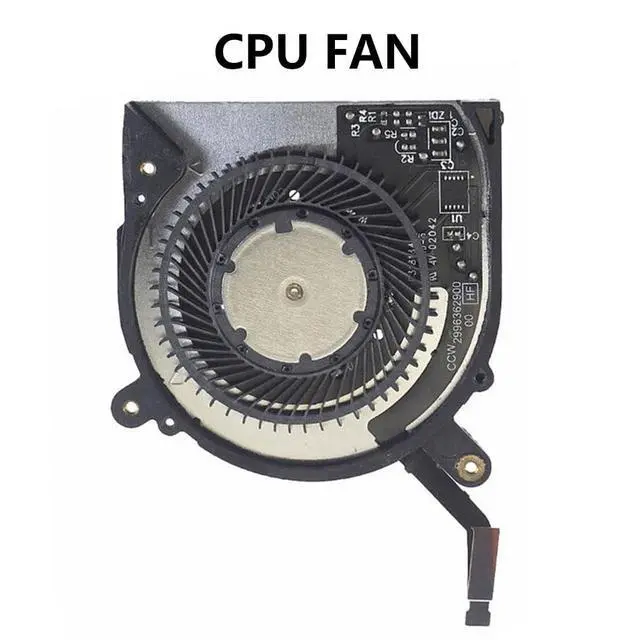 Alt view image 7 of 7 - CPU + GPU Cooling Fans Suitable for Dell XPS 13 7390 2-in-1 Series Laptop Cooler Fan ND55C43 + ND55C44 0VDFK8 5V 0.5A 4PIN (CPU)