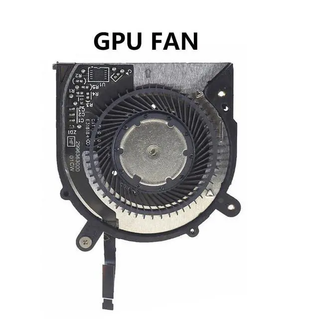 Alt view image 7 of 7 - CPU + GPU Cooling Fans Suitable for Dell XPS 13 7390 2-in-1 Series Laptop Cooler Fan ND55C43 + ND55C44 0VDFK8 5V 0.5A 4PIN (GPU)