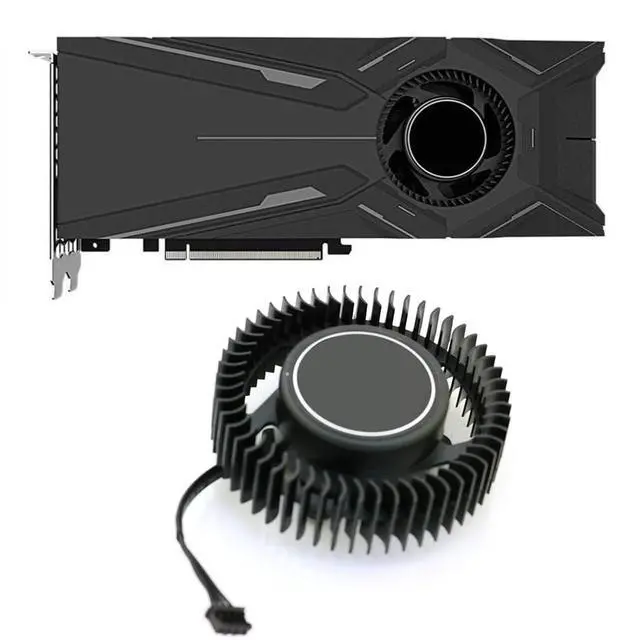 Alt view image 2 of 7 - Graphics Card Cooling Fans Suitable for Gigabyte GTX 1080 1080Ti RTX 2080 2080Ti Turbo Series Desktop PLB07525B12HH 75mm 12V 1.2A 4Pin Video Card Cooler Fans GPU Fan