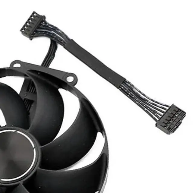 Alt view image 5 of 6 - Graphics Card Cooling Fan Replacement for ASUS GTX1660Ti Dual EVO GTX1660 GTX1660 Super OC Gaming RTX 3060 3060Ti Mini Dual RTX 2060 2070Ti Series 90MM T129215SU 12V 6PIN 0.5A Video Card Fans (Fan-A)