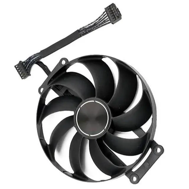 Alt view image 6 of 6 - Graphics Card Cooling Fan Replacement for ASUS GTX1660Ti Dual EVO GTX1660 GTX1660 Super OC Gaming RTX 3060 3060Ti Mini Dual RTX 2060 2070Ti Series 90MM T129215SU 12V 6PIN 0.5A Video Card Fans (Fan-A)