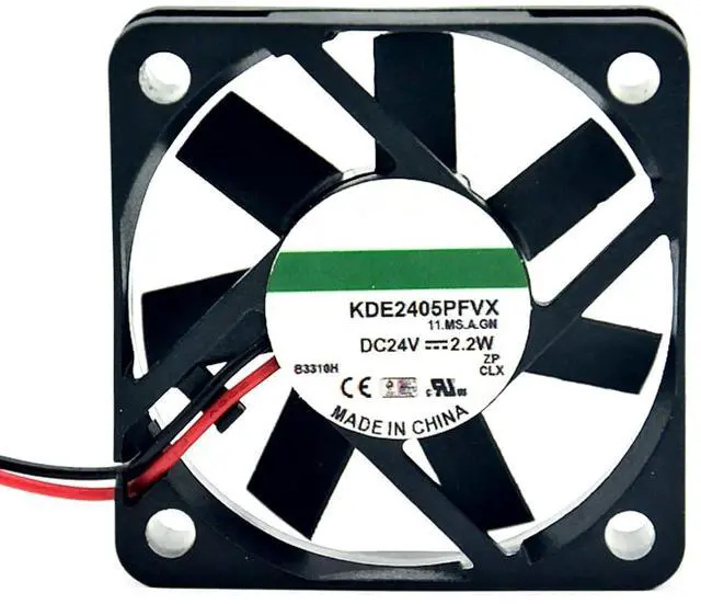 Main image of 50MM Fan KDE2405PFVX 5010 DC 24V Fan 2.2W 5cm for SUNON Inverter Cooling Fan 2 Wire