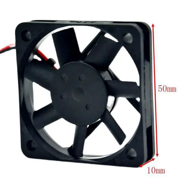 Alt view image 7 of 7 - 50MM Fan KDE2405PFVX 5010 DC 24V Fan 2.2W 5cm for SUNON Inverter Cooling Fan 2 Wire