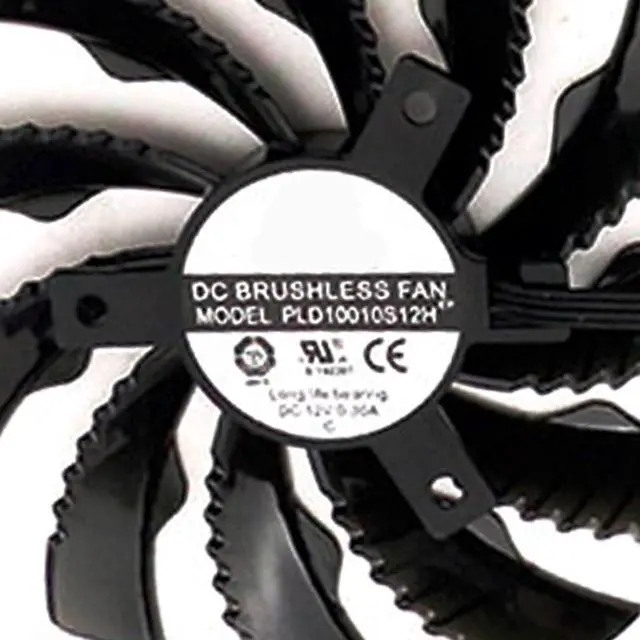 Alt view image 5 of 7 - Graphics Card Cooling Fans Suitable for Gigabyte RTX 3050 3060 3060Ti Eagle Series Desktop PLD10010S12H 95mm 12V 0.30A 4Pin Video Card Cooler Fans GPU Fan (Fan-A)