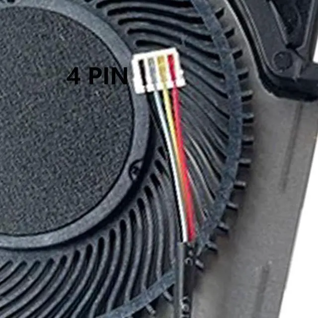 Alt view image 4 of 7 - CPU Cooling Fans Suitable for Lenovo Yoga C740 15 C740-15 C740-15IML 81TD Series Laptop Cooler Fan DFS1507053H0T FLMU/FRU: 5H40S19962 5V 0.5A 4 PIN