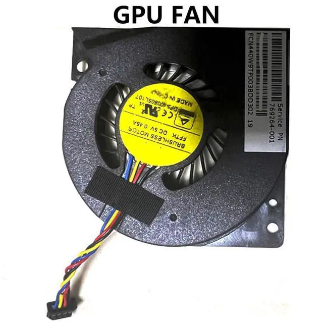 Alt view image 6 of 7 - GPU Cooling Fans Suitable for Lenovo AIO A4980 B305 B300 B305Z B31R1 B31R2 B31R3 B31R4 S300 S500 S700 A7000 S7000 E4800 E4980 E4200I E4600I E2600I E4960I M6150 All-in-One DFS400805L10T 769264-001