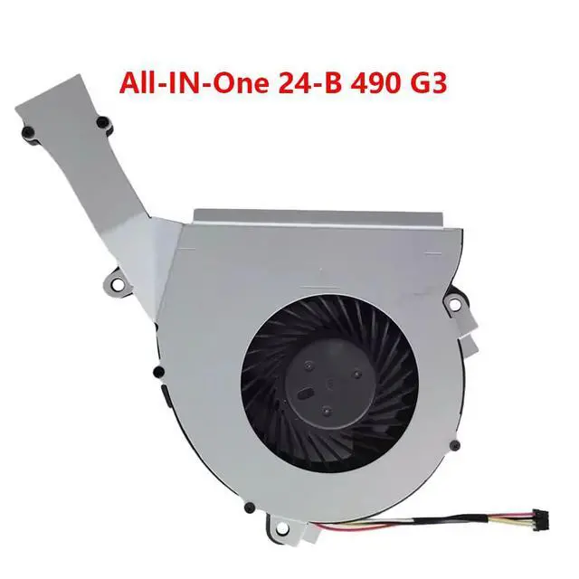 Alt view image 7 of 7 - All-in-One CPU Cooling Fans Suitable for HP Pavilion 24-B 490 G3 24-B223W 24-B009 27-A230 22-A130Z Series AIO Cooler Fan 5V 0.5A 4 PIN NS85B06-15L18 NFB88C05M-001 P/N: 863804-001