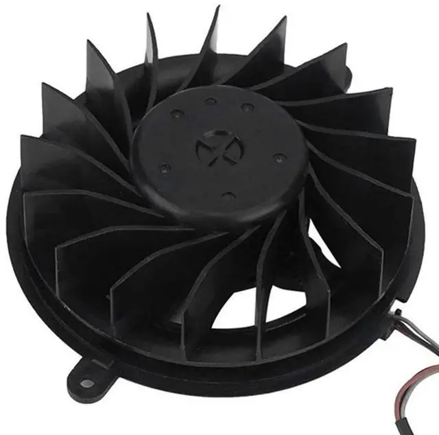 Main image of 17 Blades Internal Cooling Fans Suitable for PlayStation 3 PS3 Slim 2000 2500 Series for Apple AIO All in ONE iMac Series Games Console Cooler Fan KSB1012HE G10C12MS2AH-56J14 12V 1.3A 3 PIN