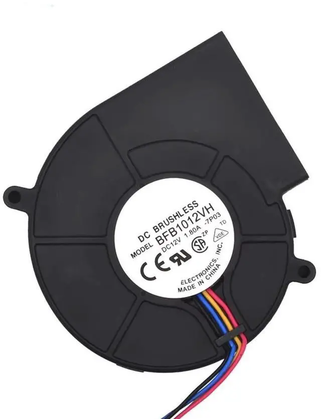 Main image of BFB1012VH DC 12V Blower Fan BFB1012VH 12V 2.70A 9733 Large air Volume Turbo Fan 3 Pin 3-Wire Cooling Fan