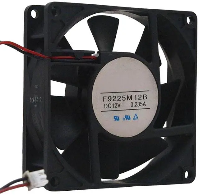 Main image of 90MM Fan DC12V 0.24A 2.8W F9225M12B 9025 9225 9cm Speed 3200RPM 90 * 90 * 25MM Dual Ball Industrial Power Supply High Airflow Cooling Fan(2pin)