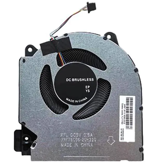 Main image of 60W GPU Cooling Fans Suitable for HP Victus Pavilion Gaming 7/8 60W RTX3050 16-D 16-D0111TX 16-E TPN-Q263 TPN-Q264 Series Laptop Cooler Fan 5V 0.6A 4 PIN XRF75C06-20H21C + XRF75C06-20H22C (GPU)