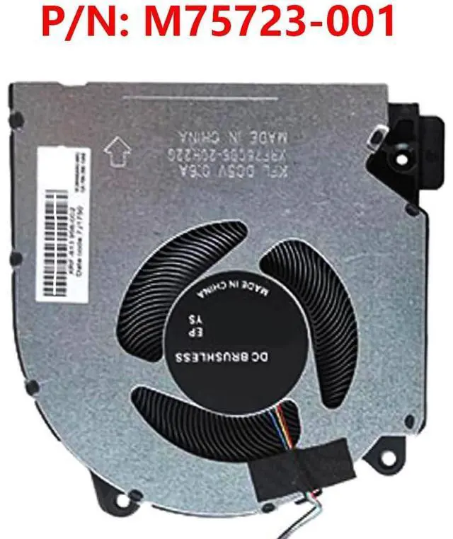 Alt view image 6 of 7 - 60W GPU Cooling Fans Suitable for HP Victus Pavilion Gaming 7/8 60W RTX3050 16-D 16-D0111TX 16-E TPN-Q263 TPN-Q264 Series Laptop Cooler Fan 5V 0.6A 4 PIN XRF75C06-20H21C + XRF75C06-20H22C (GPU)