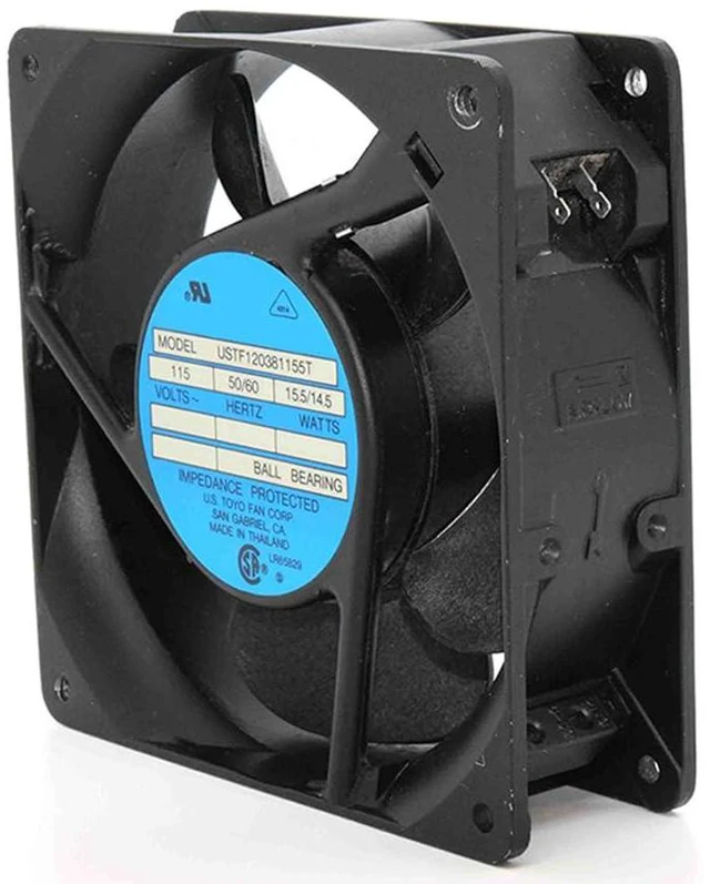 Alt view image 3 of 6 - USTF120381155T 115V 15.5/14.5W 120×120×38mm 12CM 12038 AC Cooling Fan