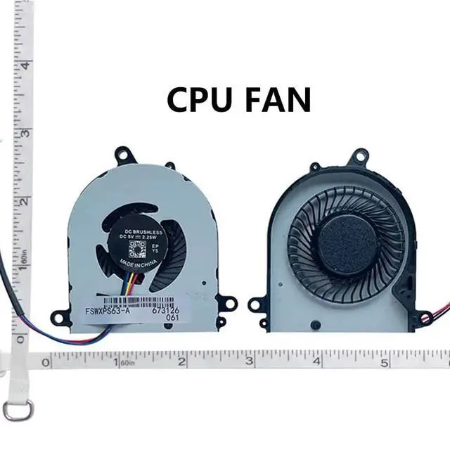 Alt view image 4 of 4 - BS5005HS-U3J 16S1-CPU + BS5005HS-U3I 16S1-GPU CPU + GPU Cooling Fans Suitable for MSI Modern PS63 8RC PS63 8M MS-16S1 MS-16S2 MS-16S3 Series Laptop Cooler Fan 5V 0.5A 4 PIN (CPU)