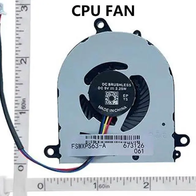Alt view image 6 of 7 - BS5005HS-U3J 16S1-CPU + BS5005HS-U3I 16S1-GPU CPU + GPU Cooling Fans Suitable for MSI Modern PS63 8RC PS63 8M MS-16S1 MS-16S2 MS-16S3 Series Laptop Cooler Fan 5V 0.5A 4 PIN (2PCS)