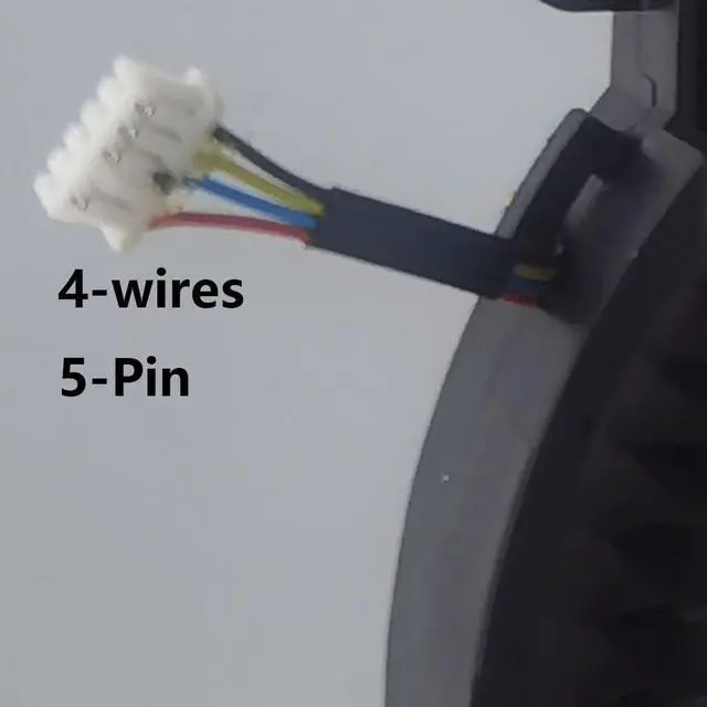 Alt view image 5 of 7 - CPU + GPU Cooling Fans Suitable for Alienware Area 51m R1 RTX2070 RTX2080S Series Laptop Cooler Fan 12V 1.2A 5 PIN 4 Wires BSM1012MD-03 + BSM1012MD-02 P/N: 0TPV77 + 0TW5Y8 (2PCS)