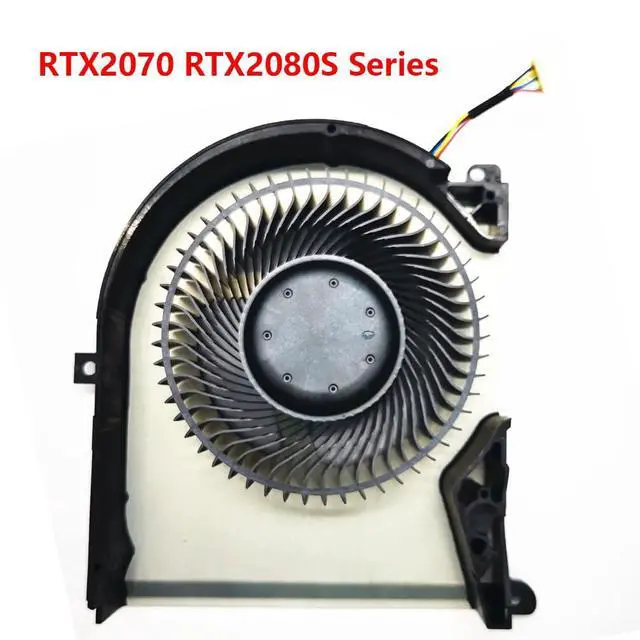 Alt view image 2 of 7 - GPU Cooling Fans Suitable for Alienware Area 51m R1 RTX2070 RTX2080S Series Laptop Cooler Fan 12V 1.2A 5 PIN 4 Wires BSM1012MD-03 + BSM1012MD-02 P/N: 0TPV77 + 0TW5Y8 (GPU)