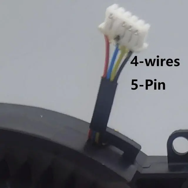 Alt view image 4 of 7 - GPU Cooling Fans Suitable for Alienware Area 51m R1 RTX2070 RTX2080S Series Laptop Cooler Fan 12V 1.2A 5 PIN 4 Wires BSM1012MD-03 + BSM1012MD-02 P/N: 0TPV77 + 0TW5Y8 (GPU)