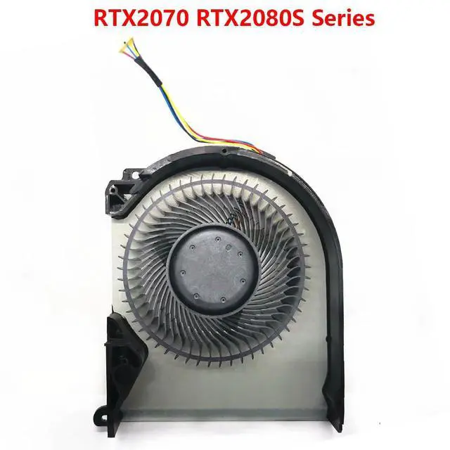 Alt view image 2 of 7 - CPU Cooling Fans Suitable for Alienware Area 51m R1 RTX2070 RTX2080S Series Laptop Cooler Fan 12V 1.2A 5 PIN 4 Wires BSM1012MD-03 + BSM1012MD-02 P/N: 0TPV77 + 0TW5Y8 (CPU)