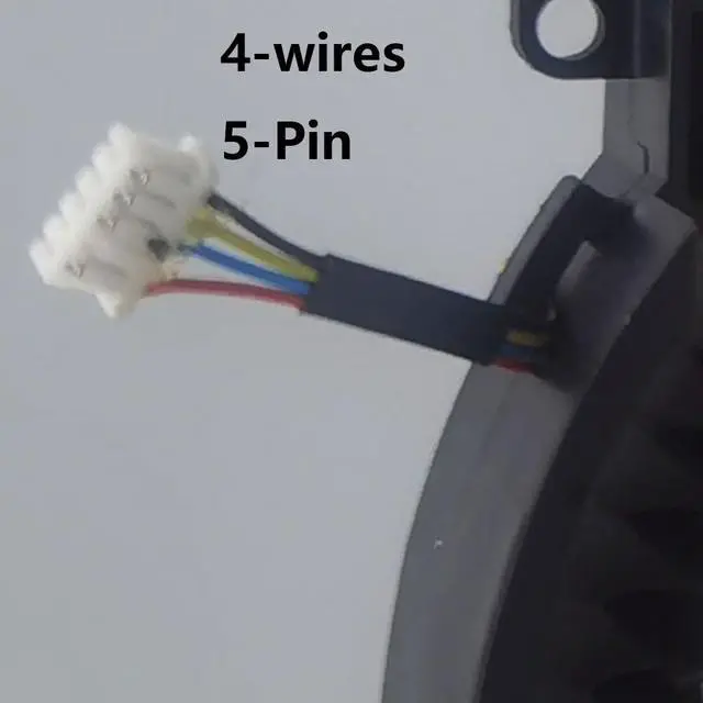 Alt view image 4 of 7 - CPU Cooling Fans Suitable for Alienware Area 51m R1 RTX2070 RTX2080S Series Laptop Cooler Fan 12V 1.2A 5 PIN 4 Wires BSM1012MD-03 + BSM1012MD-02 P/N: 0TPV77 + 0TW5Y8 (CPU)