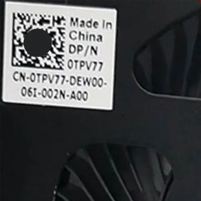 Alt view image 5 of 7 - CPU Cooling Fans Suitable for Alienware Area 51m R1 RTX2070 RTX2080S Series Laptop Cooler Fan 12V 1.2A 5 PIN 4 Wires BSM1012MD-03 + BSM1012MD-02 P/N: 0TPV77 + 0TW5Y8 (CPU)