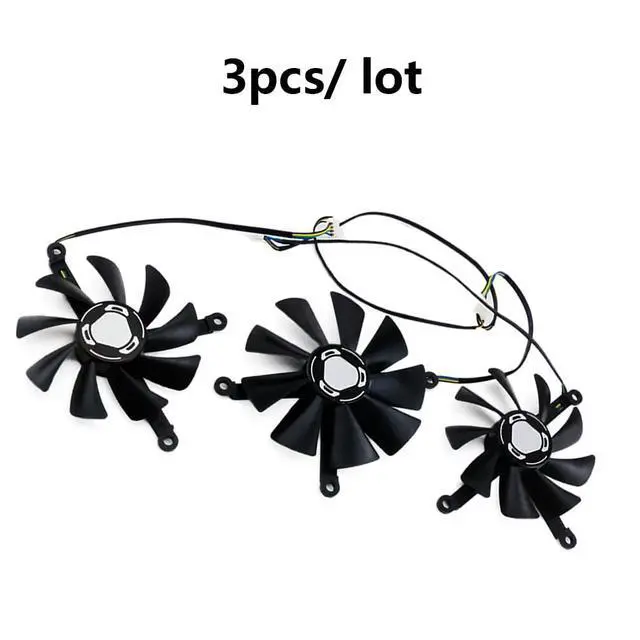 Alt view image 7 of 7 - Graphics Card Cooling Fans Suitable for XFX Radeon RX 5700 5700XT 5600XT Thicc Series Desktop 85mm CF9015U12S CF1015U12S 12V 0.45A 4Pin Video Card Cooler Fans GPU Fan