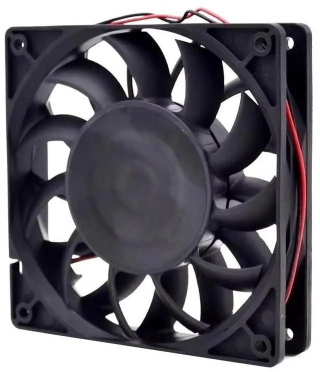 Alt view image 3 of 7 - 12025 FFB1212EH 12V 1.74A 120MM Dual Ball Bearing 4000RPM 12cm for Delta Violence Cooling Fan 120 * 120 * 25MM 2Pin