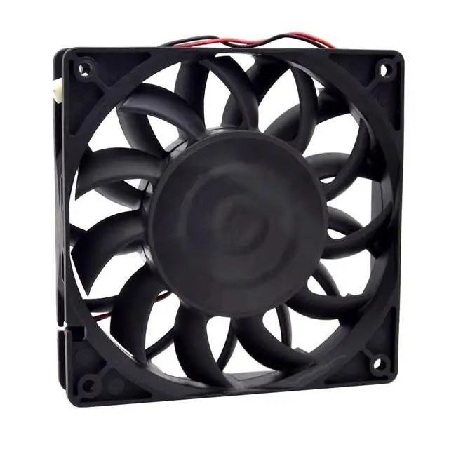 Alt view image 6 of 7 - 12025 FFB1212EH 12V 1.74A 120MM Dual Ball Bearing 4000RPM 12cm for Delta Violence Cooling Fan 120 * 120 * 25MM 2Pin