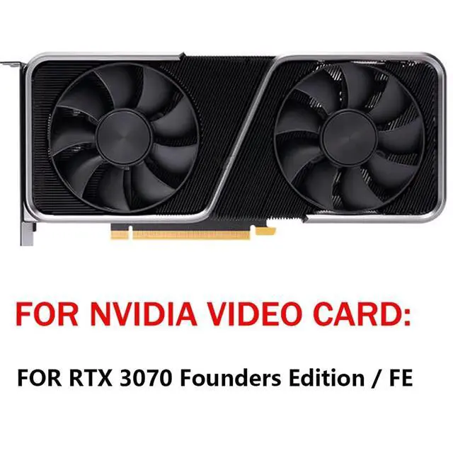 Alt view image 3 of 7 - Graphics Card Cooling Fans Suitable for NVIDIA GeForce RTX 3070 Founders Edition FE Series Desktop DAPC0815B2UP004 DAPC0815B2UP005 85mm 12V 0.6A 6Pin Video Card Cooler Fans GPU Fan (Fan-B)