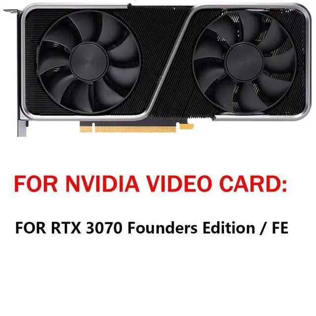 Alt view image 3 of 7 - 2PCS Graphics Card Cooling Fans Suitable for NVIDIA GeForce RTX 3070 Founders Edition FE Series Desktop DAPC0815B2UP004 DAPC0815B2UP005 85mm 12V 0.6A 6Pin Video Card Cooler Fans GPU Fan (2PCS)