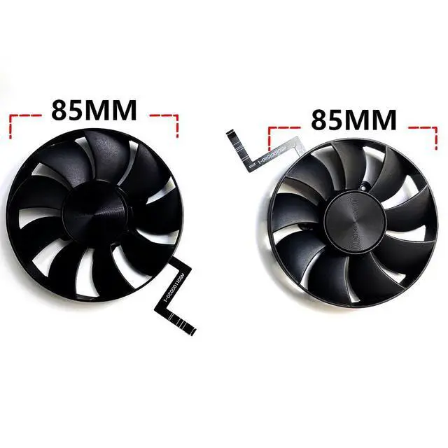 Alt view image 5 of 7 - 2PCS Graphics Card Cooling Fans Suitable for NVIDIA GeForce RTX 3070 Founders Edition FE Series Desktop DAPC0815B2UP004 DAPC0815B2UP005 85mm 12V 0.6A 6Pin Video Card Cooler Fans GPU Fan (2PCS)