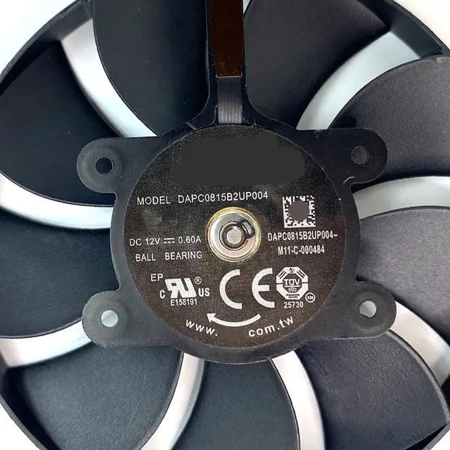 Alt view image 7 of 7 - 2PCS Graphics Card Cooling Fans Suitable for NVIDIA GeForce RTX 3070 Founders Edition FE Series Desktop DAPC0815B2UP004 DAPC0815B2UP005 85mm 12V 0.6A 6Pin Video Card Cooler Fans GPU Fan (2PCS)