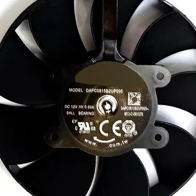 Alt view image 6 of 7 - 2PCS Graphics Card Cooling Fans Suitable for NVIDIA GeForce RTX 3070 Founders Edition FE Series Desktop DAPC0815B2UP004 DAPC0815B2UP005 85mm 12V 0.6A 6Pin Video Card Cooler Fans GPU Fan (2PCS)